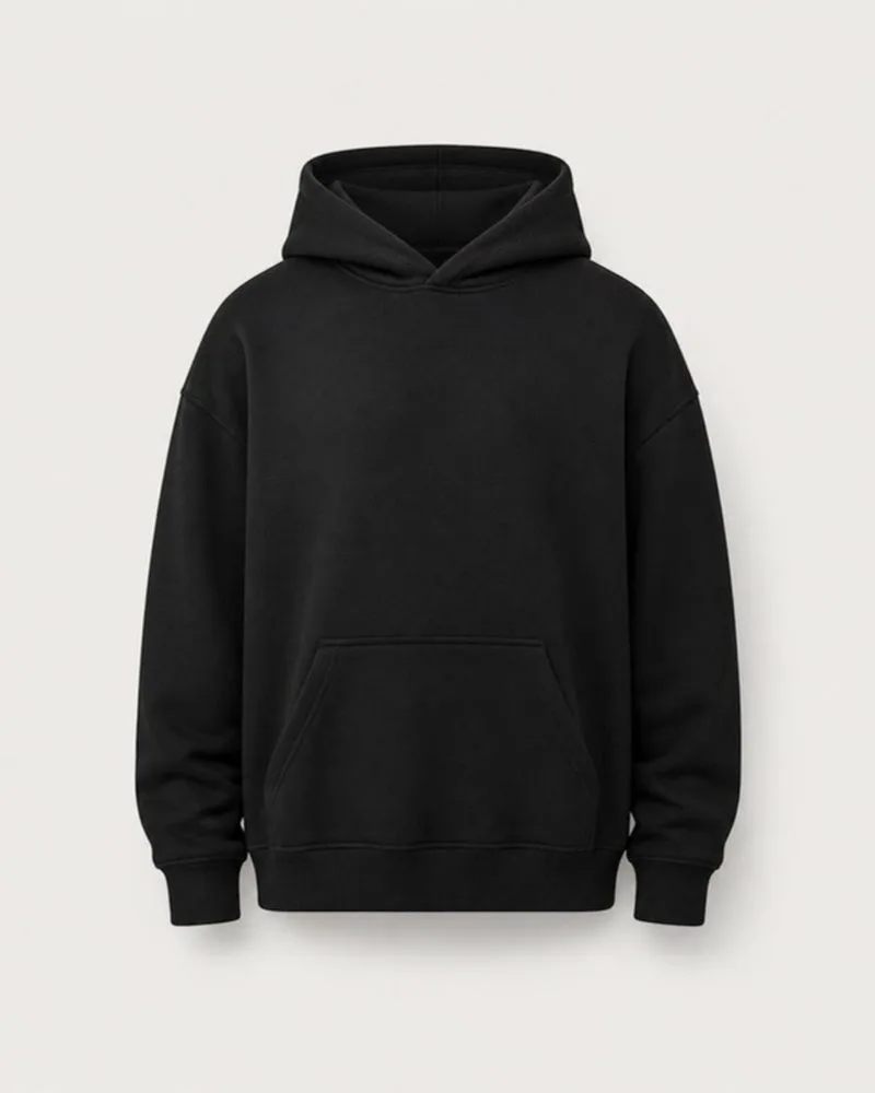 Hoodie Oversize negro