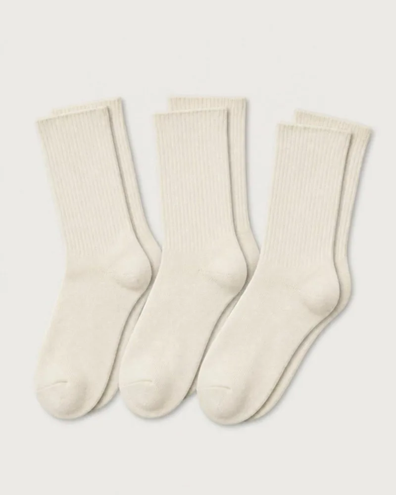 Medias Pack x3 blanco